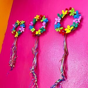 Colorful Floral crown